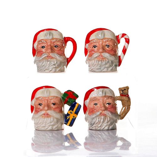 4 ROYAL DOULTON TINY SANTA CLAUS 39b3e8