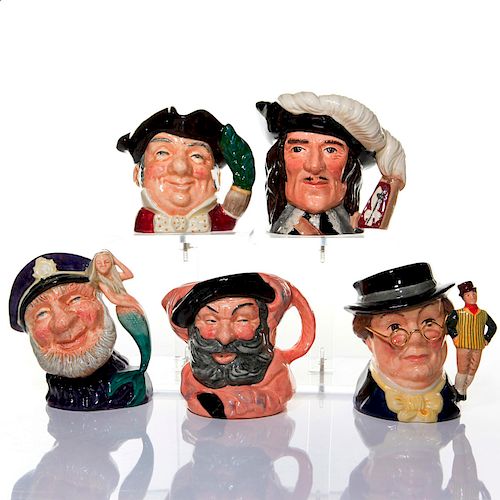 5 ROYAL DOULTON SMALL CHARACTER JUGSCollectable