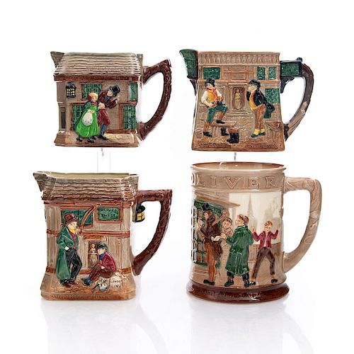 4 ROYAL DOULTON JUGS CHARLES DICKENS 39b3f7