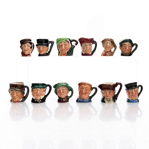 12 TINY ROYAL DOULTON CHARACTER