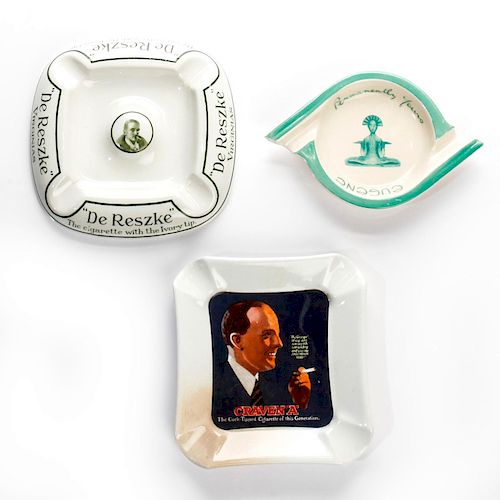 3 ROYAL DOULTON TOBACCO ADVERTISING