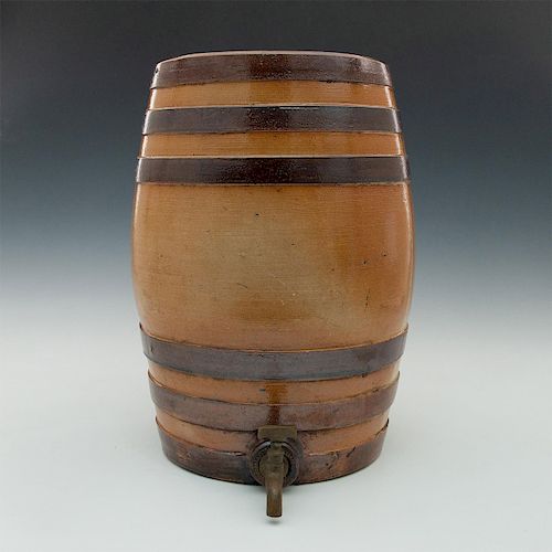 DOULTON LAMBETH STONEWARE SPIRIT BARRELBrown,