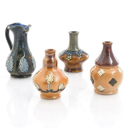 4 ROYAL DOULTON MINIATURE VESSELSTwo