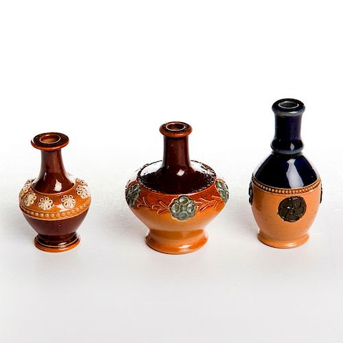 SET OF THREE DOULTON MINIATURE