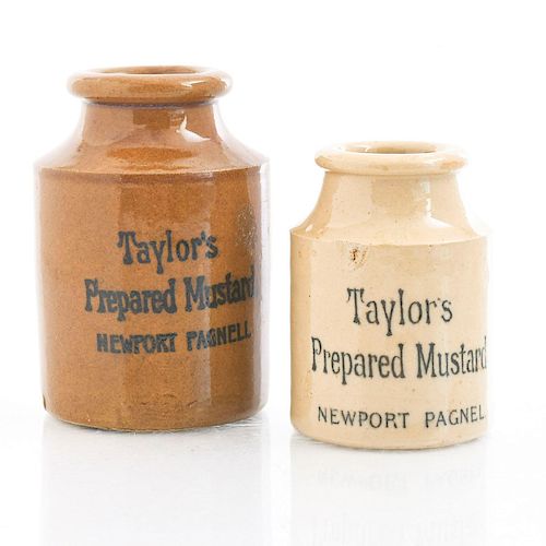 PAIR OF TAYLOR S PREPARED MUSTARD 39b4b9