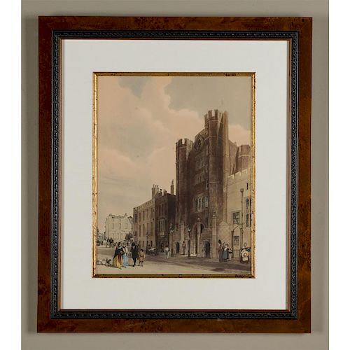 VICTORIAN ENGRAVED PRINT ST. JAMES'S