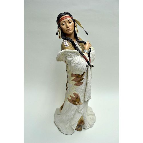 BRONN PORCELAIN USA AMERICAN INDIAN 39b5c1