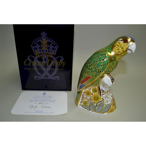 ROYAL CROWN DERBY AMAZON GREEN 39b5cf