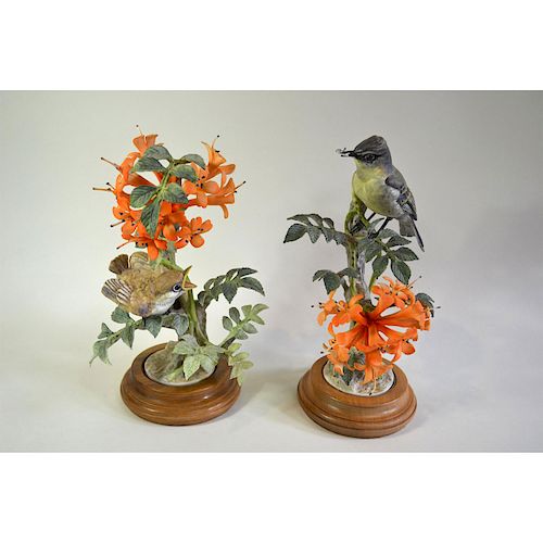 ROYAL WORCESTER PHOEBES AND FLAME