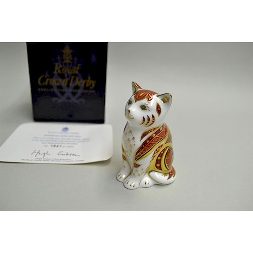 ROYAL CROWN DERBY MARMALADE KITTEN