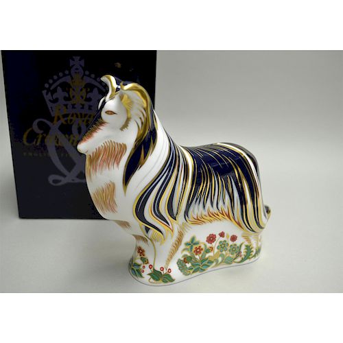 ROYAL CROWN DERBY ROUGH COLLIE