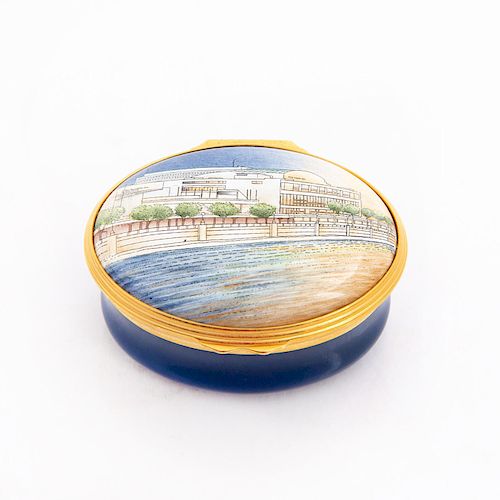 HALCYON DAYS ENAMEL TRINKET BOX 39b65d