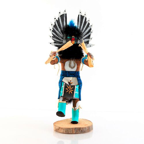 NATIVE AMERICAN HOPI CROWMAN KACHINA