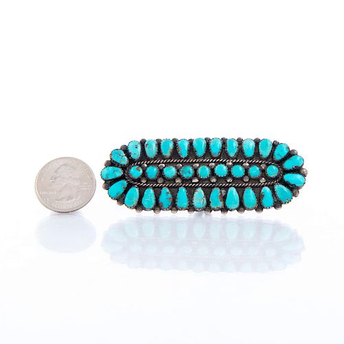 NATIVE AMERICAN TURQUOISE SILVER 39b73f
