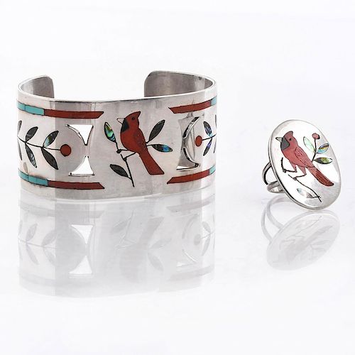 NATIVE AMERICAN CARDINAL INLAY 39b764