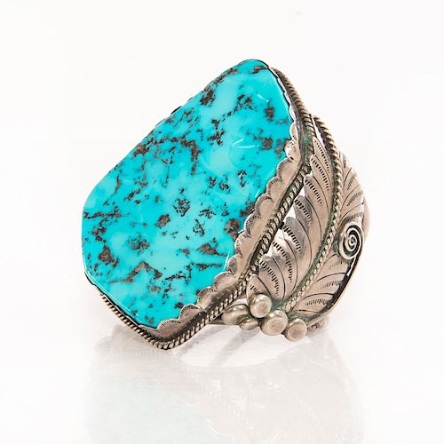 H SPENCER NAVAJO SILVER TURQUOISE 39b792