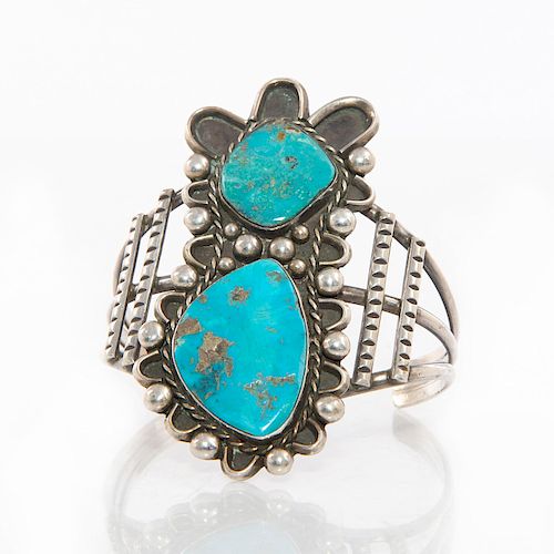 NATIVE AMERICAN SILVER TURQUOISE 39b79c