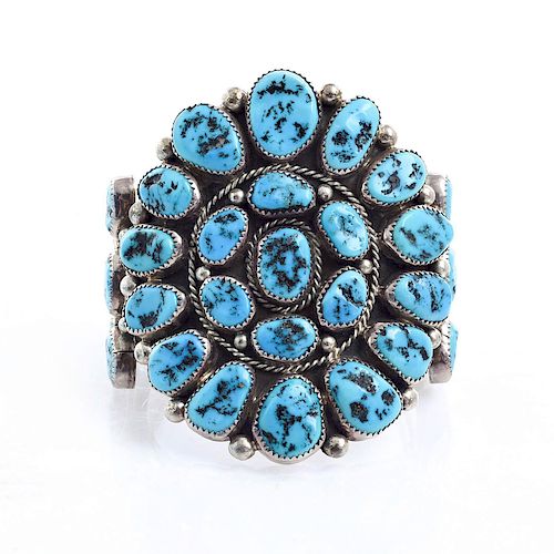 NAVAJO STERLING SILVER TURQUOISE 39b7a7