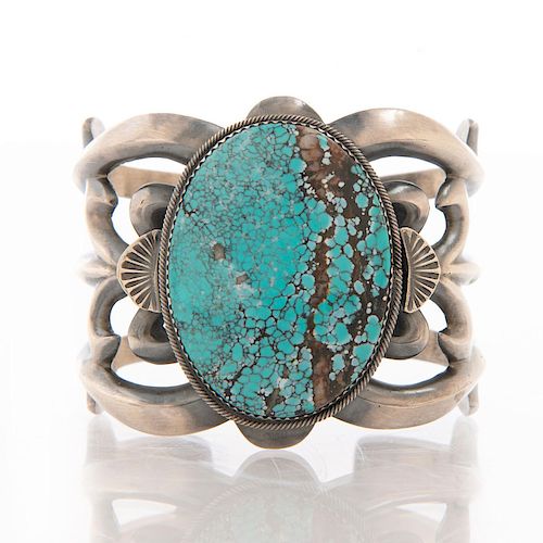 STERLING SILVER NAVAJO TURQUOISE