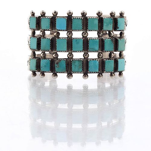 NATIVE AMERICAN SILVER TURQUOISE 39b7c2