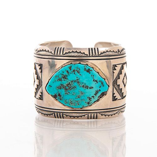 THOMAS SINGER NAVAJO SILVER TURQUOISE 39b7be