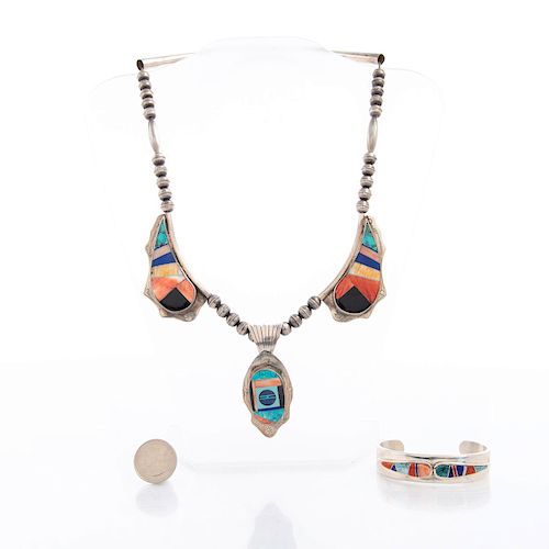 STERLING FRANK YAZZIE NECKLACE  39b802