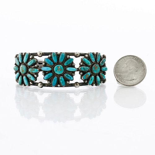 NATIVE AMERICAN SILVER TURQUOISE 39b809