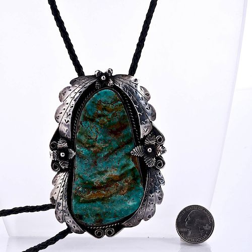 NATIVE AMERICAN SILVER TURQUOISE