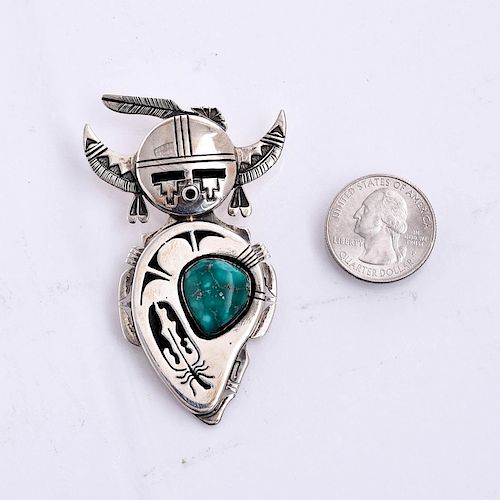 BENNIE RATION TURQUOISE STERLING 39b82c