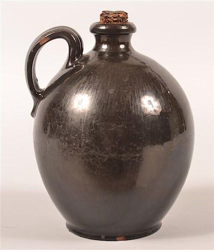 PA 19TH CENTURY REDWARE MANGANESE