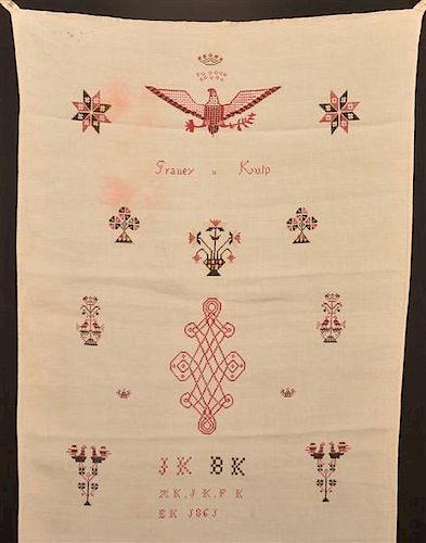 1861 PENNSYLVANIA CROSS STITCH