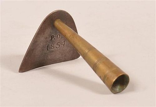 PETER DERR DOUGH SCRAPER DATED