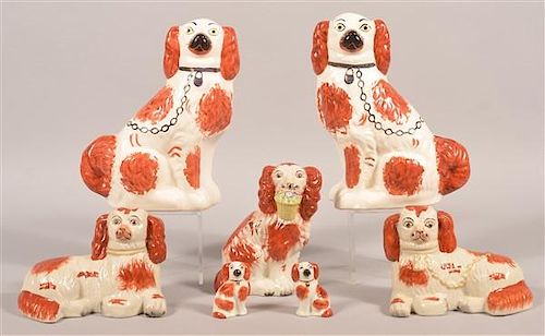 2 AUTHENTIC; 5 REPRODUCTION STAFFORDSHIRE