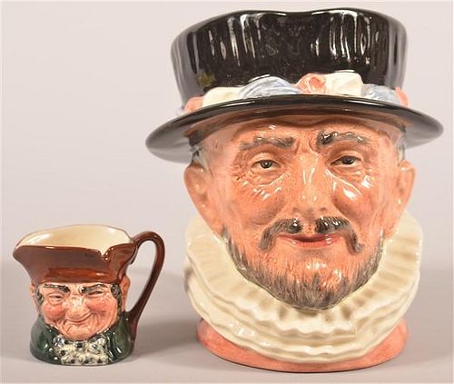 TWO ROYAL DOULTON CHARACTER MUGS Two 39ba1f