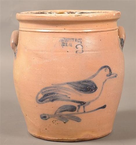 PFALTZGRAFF BIRD DEC. 2 GALLON STONEWARE