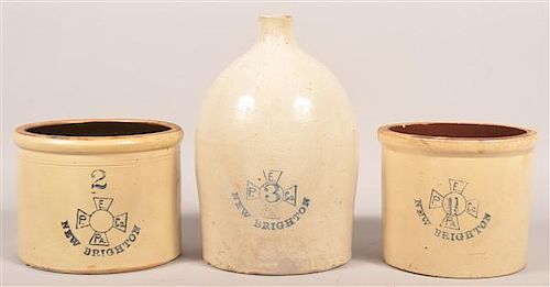 3 PCS OF STONEWARE BY ENTERPRISE 39bb2c