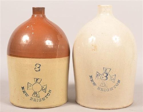 2 PCS OF STONEWARE BY ENTERPRISE 39bb31