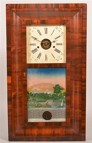 OGEE CASE SHELF CLOCK BY J C BROWN  39bb3d