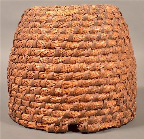 PA 19TH CENTURY RYE STRAW COIL 39bb38