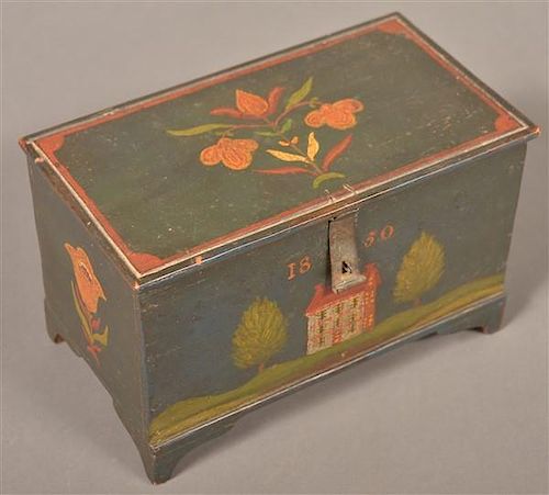 JONAS WEBER PAINTED TRINKET BOX 39bb57