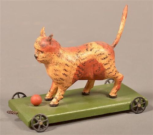 CAT PULL TOY BY JUNE & WALT GOTTSHALL,