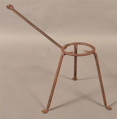 20TH CENTURY WROUGHT IRON TRIVET