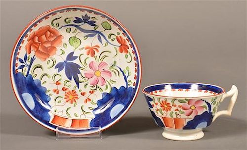 GAUDY DUTCH CHINA DOUBLE ROSE CUP