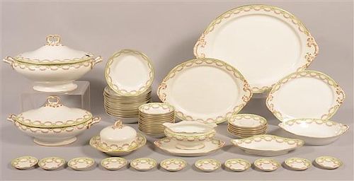 54 PIECE LIMOGES CHINA PARTIAL DINNER