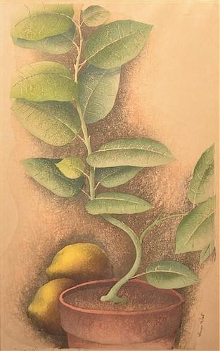 LUIGI RIST "IDA'S LEMON TREE" WOODCUT