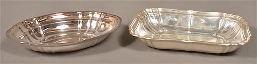 2 GORHAM STERLING OPEN VEGETABLE BOWLS.Two