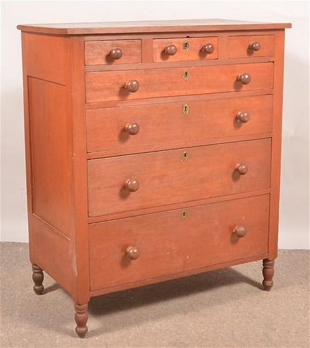 PENNSYLVANIA SHERATON CHERRY CHEST