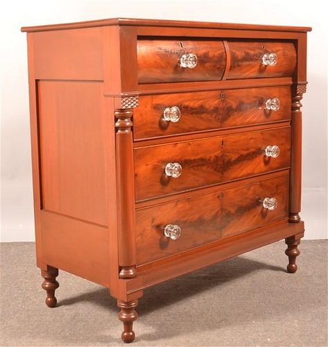 EMPIRE CHERRY MAHOGANY CHEST 39bd1b