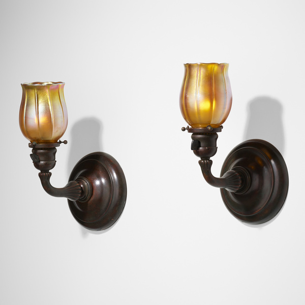 Tiffany Studios Sconces pair  39e475