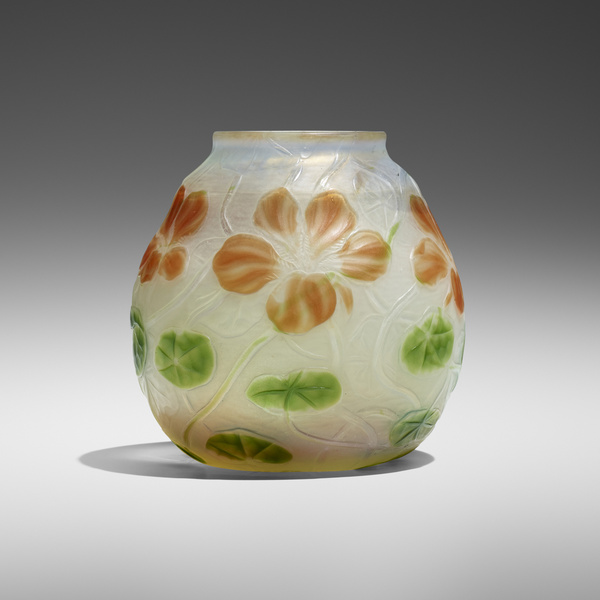 Tiffany Studios Cameo vase with 39e480